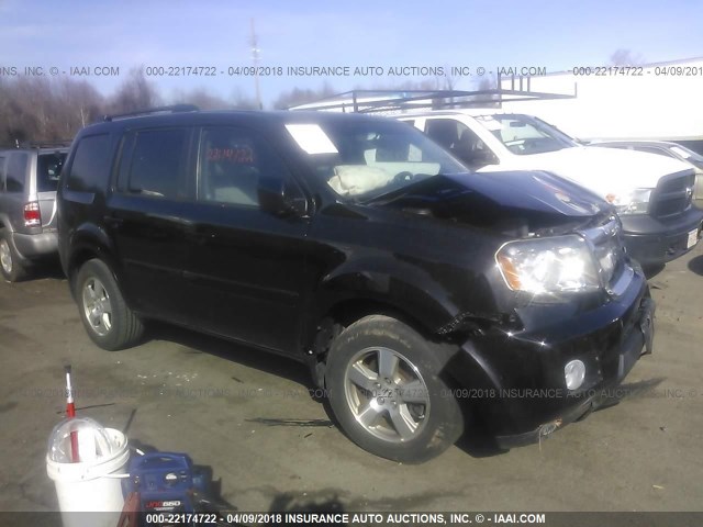 5FNYF4H43BB072976 - 2011 HONDA PILOT EX BLACK photo 1