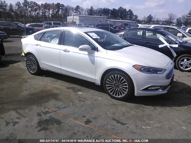 3FA6P0K91HR115211 - 2017 FORD FUSION TITANIUM WHITE photo 1