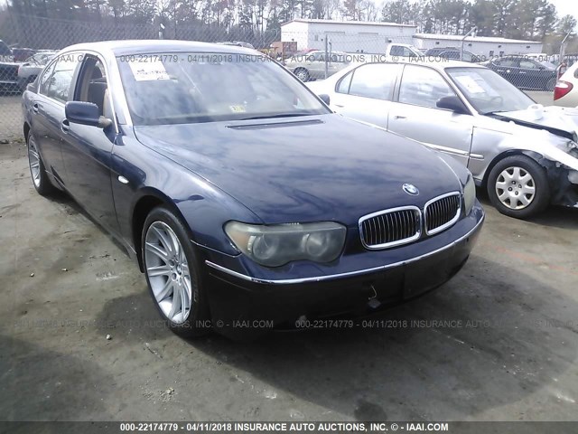 WBAGN63403DR17872 - 2003 BMW 745 LI BLUE photo 6