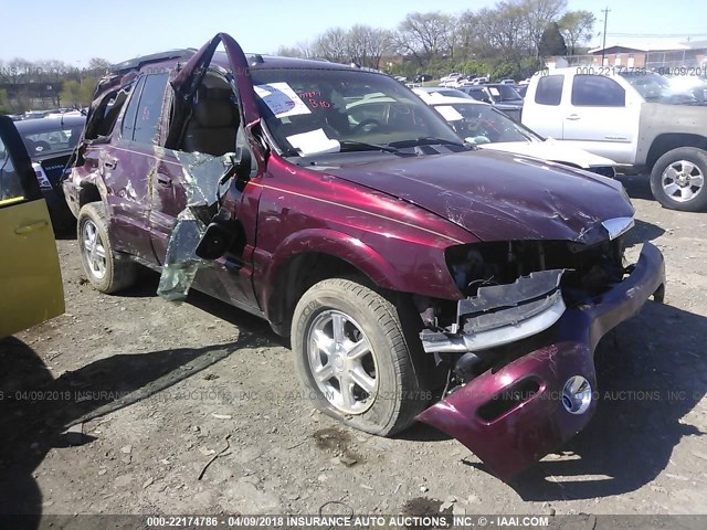 5GAES13M252277315 - 2005 BUICK RAINIER CXL MAROON photo 1