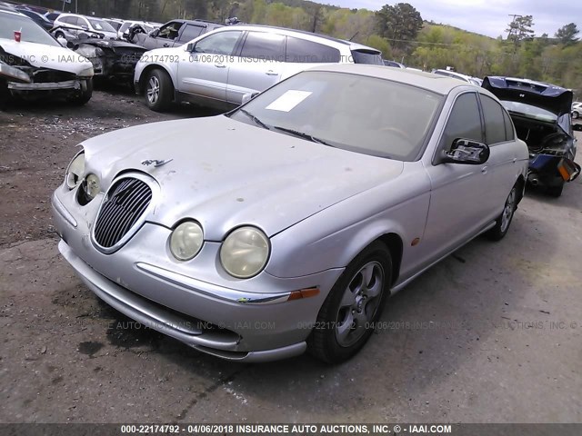 SAJDA01N31FM10171 - 2001 JAGUAR S-TYPE SILVER photo 2