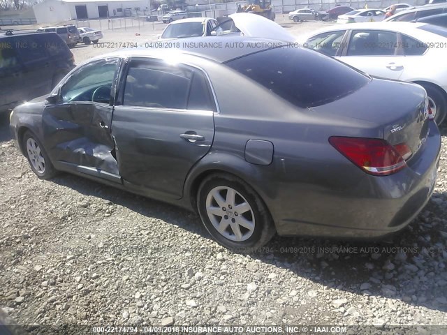 4T1BK36B87U182249 - 2007 TOYOTA AVALON XL/XLS/TOURING/LIMITED BLACK photo 3