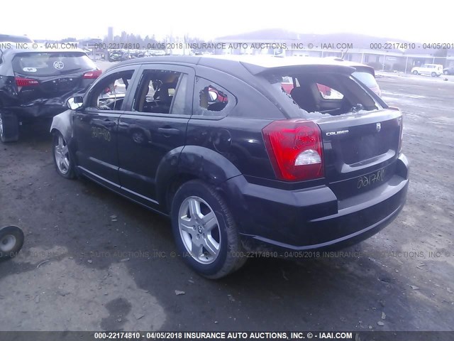 1B3HB48B78D510023 - 2008 DODGE CALIBER SXT BLACK photo 3