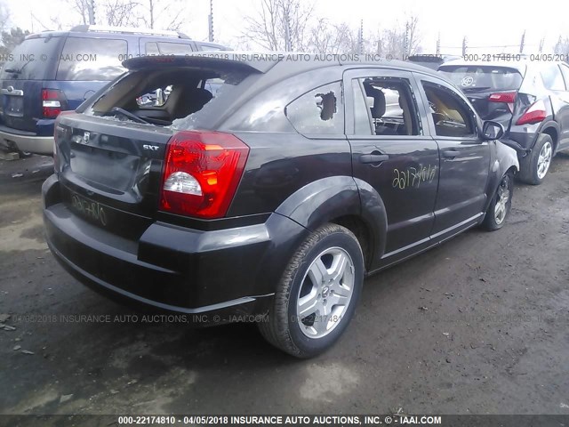 1B3HB48B78D510023 - 2008 DODGE CALIBER SXT BLACK photo 4