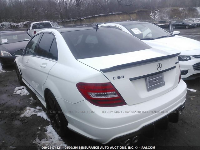 WDDGF8ABXER313447 - 2014 MERCEDES-BENZ C 300 4MATIC WHITE photo 3