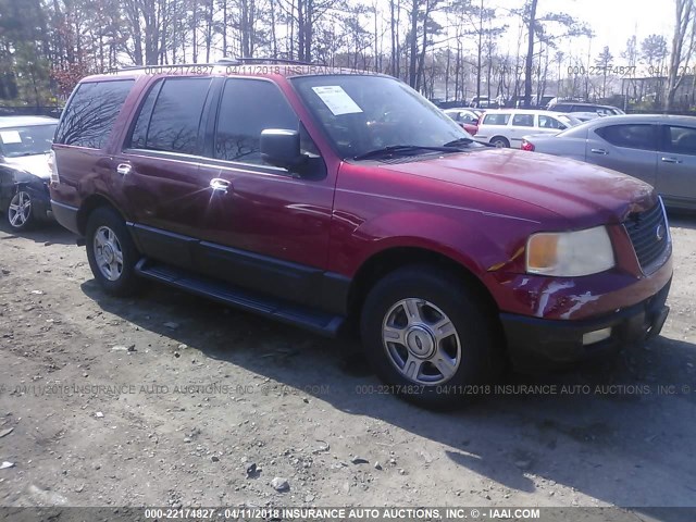 1FMRU15W94LB11788 - 2004 FORD EXPEDITION XLT RED photo 1