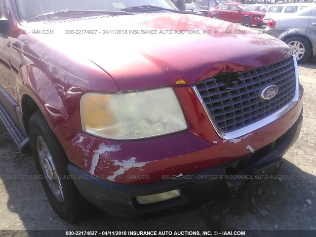1FMRU15W94LB11788 - 2004 FORD EXPEDITION XLT RED photo 6