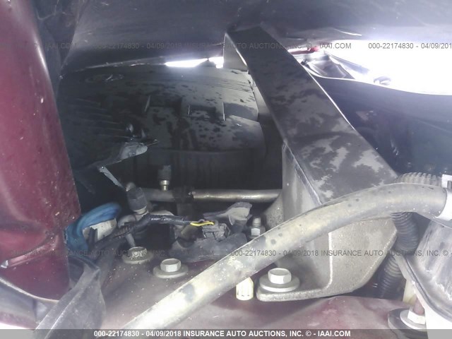 1G6DL5EG4A0130573 - 2010 CADILLAC CTS PERFORMANCE COLLECTION Красный фото 10