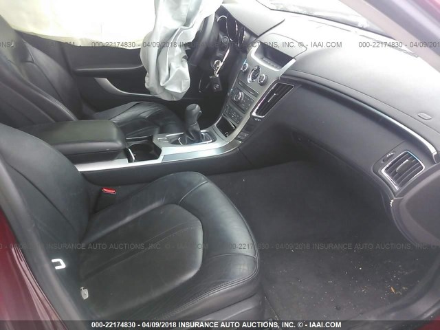 1G6DL5EG4A0130573 - 2010 CADILLAC CTS PERFORMANCE COLLECTION Красный фото 5