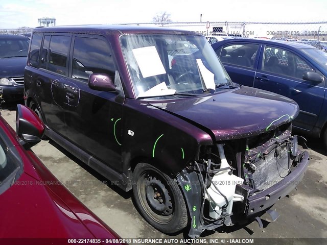 JTLKT334754024199 - 2005 TOYOTA SCION XB PURPLE photo 1