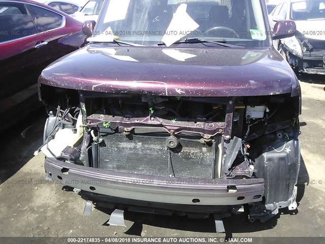 JTLKT334754024199 - 2005 TOYOTA SCION XB PURPLE photo 6