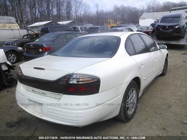 1G2HX54K95U213525 - 2005 PONTIAC BONNEVILLE SE WHITE photo 4