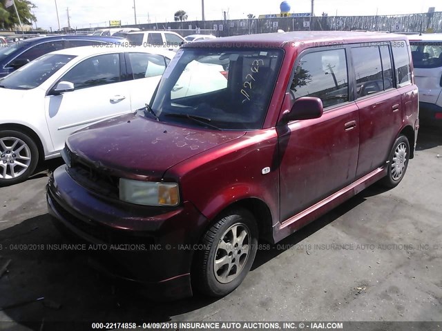 JTLKT324264112743 - 2006 TOYOTA SCION XB წითელი ფოტო 2