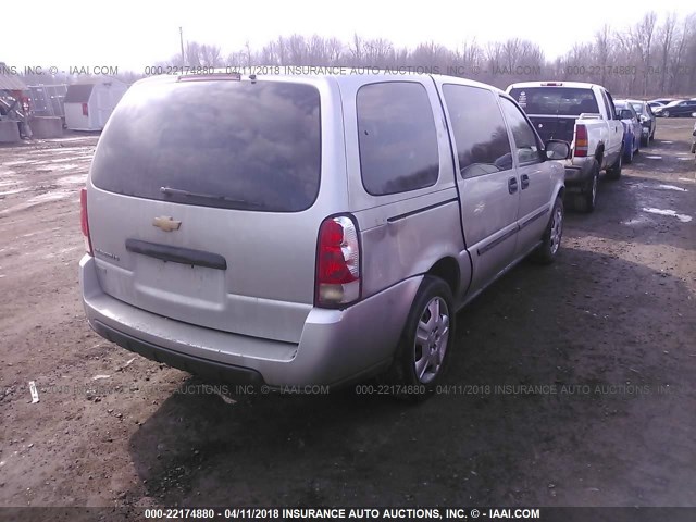 1GNDV23W28D170998 - 2008 CHEVROLET UPLANDER LS BEIGE photo 4