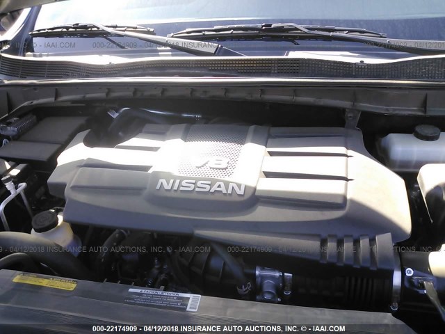 1N6AA1C5XHN533631 - 2017 NISSAN TITAN SV/PRO-4X BLUE photo 10