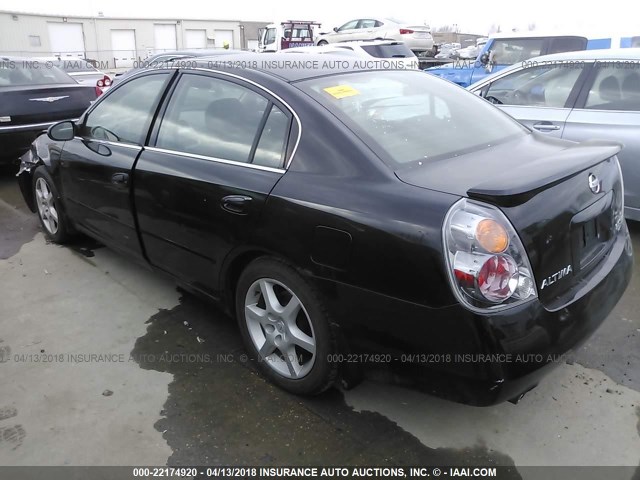 1N4BL11D33C349475 - 2003 NISSAN ALTIMA SE BLACK photo 3