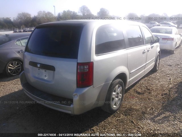 2D8HN44E89R686777 - 2009 DODGE GRAND CARAVAN SE GRAY photo 4