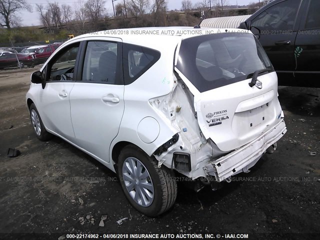 3N1CE2CP2EL409620 - 2014 NISSAN VERSA NOTE S/S PLUS/SV/SL WHITE photo 3