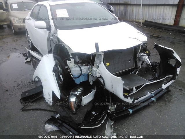 2T1BU4EE6CC874159 - 2012 TOYOTA COROLLA S/LE WHITE photo 6