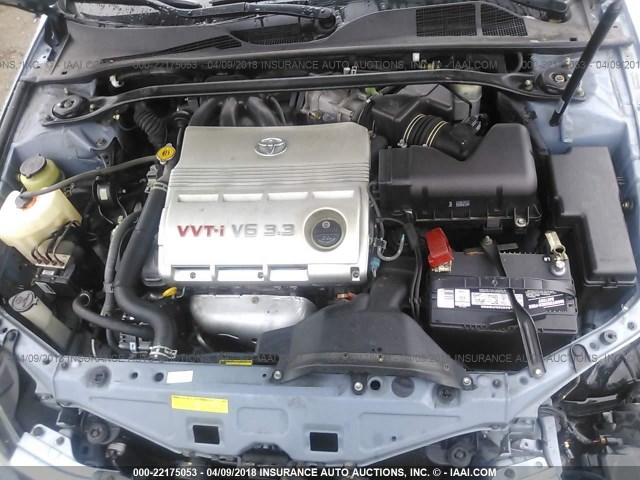 4T1CA38P46U080039 - 2006 TOYOTA CAMRY SOLARA SE/SLE ლურჯი ფოტო 10