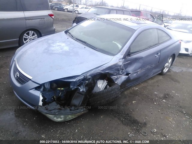4T1CA38P46U080039 - 2006 TOYOTA CAMRY SOLARA SE/SLE ლურჯი ფოტო 2