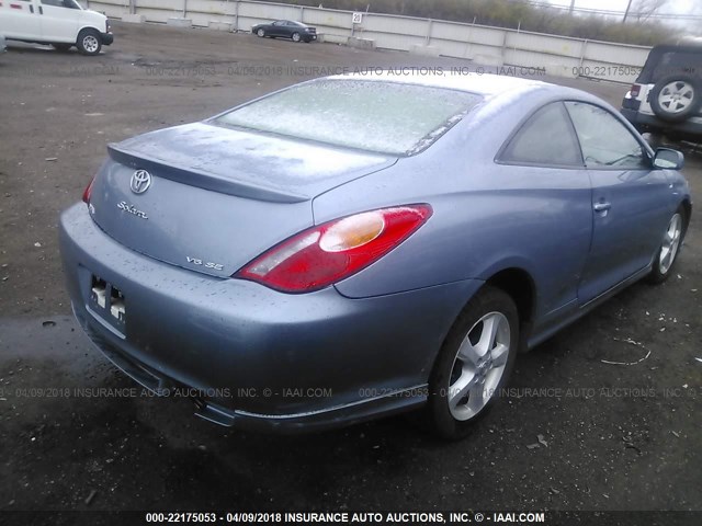 4T1CA38P46U080039 - 2006 TOYOTA CAMRY SOLARA SE/SLE BLUE photo 4