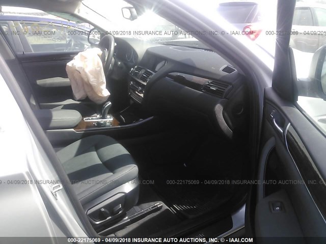5UXXW3C50F0M89156 - 2015 BMW X4 XDRIVE28I فضي صورة 5