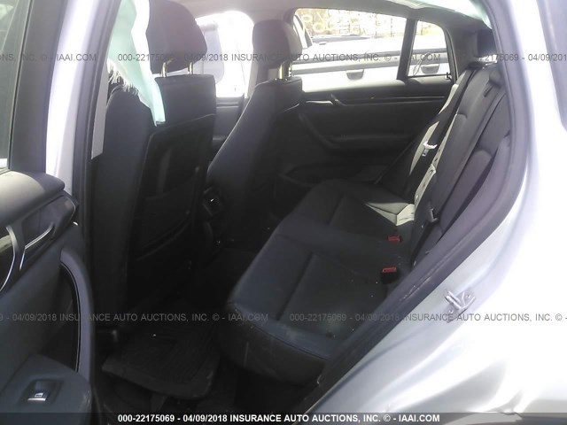 5UXXW3C50F0M89156 - 2015 BMW X4 XDRIVE28I فضي صورة 8