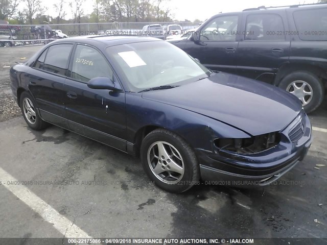 2G4WF551121268081 - 2002 BUICK REGAL GS Dark Blue photo 1