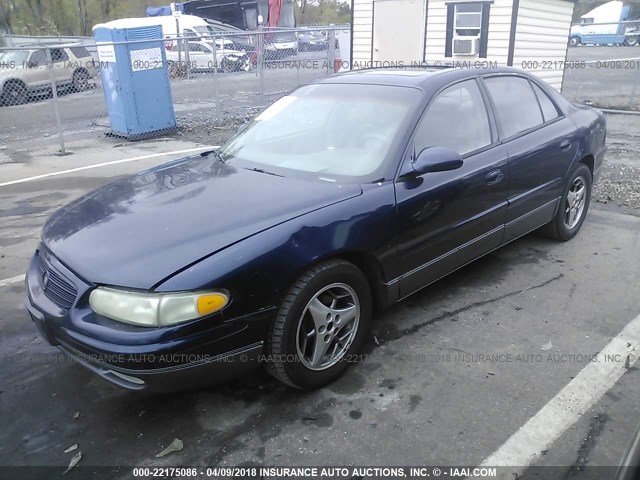 2G4WF551121268081 - 2002 BUICK REGAL GS Dark Blue photo 2