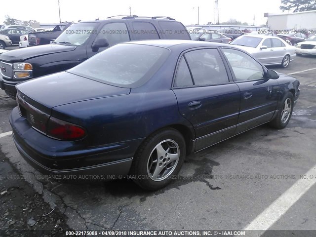2G4WF551121268081 - 2002 BUICK REGAL GS Dark Blue photo 4