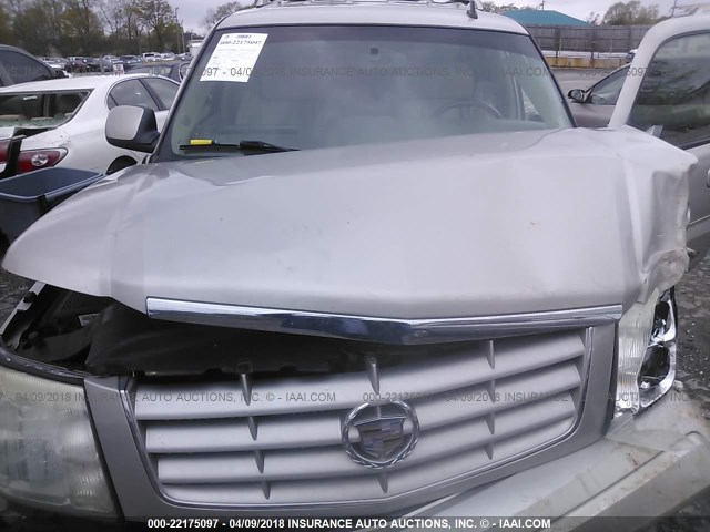 1GYEC63N66R101615 - 2006 CADILLAC ESCALADE LUXURY رمادي صورة 10