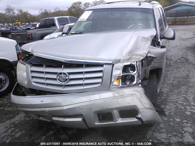 1GYEC63N66R101615 - 2006 CADILLAC ESCALADE LUXURY رمادي صورة 6