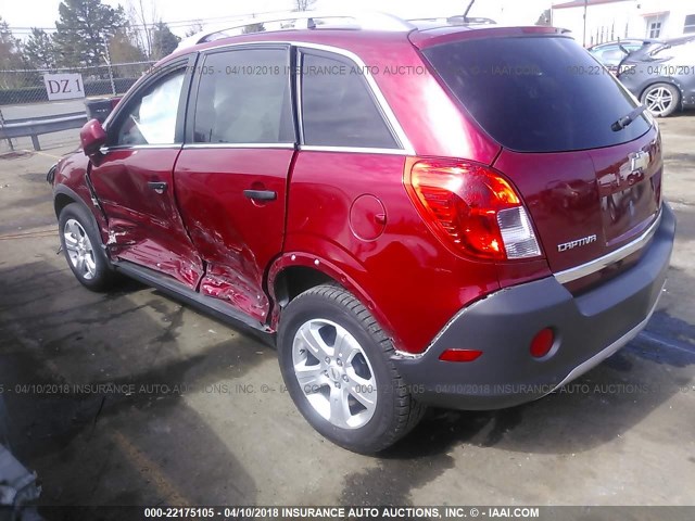 3GNAL2EKXES511966 - 2014 CHEVROLET CAPTIVA LS 红色 照片 3