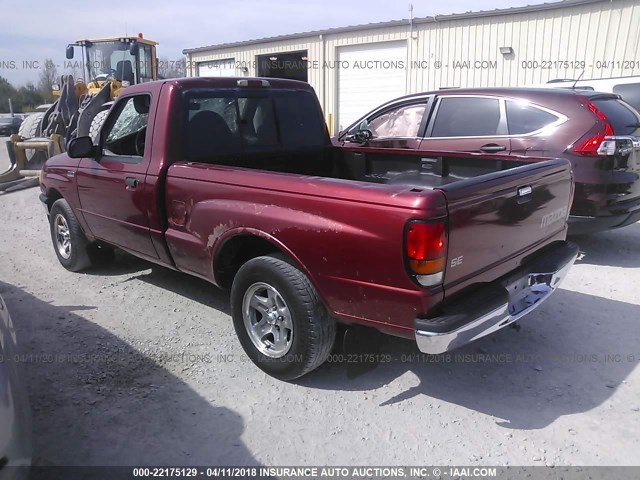 4F4YR12C4XTM24741 - 1999 MAZDA B2500 RED photo 3