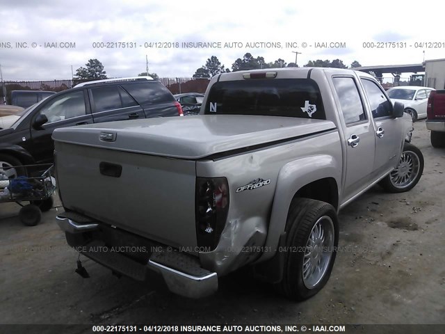 1GTDS136648155743 - 2004 GMC CANYON SILVER photo 4