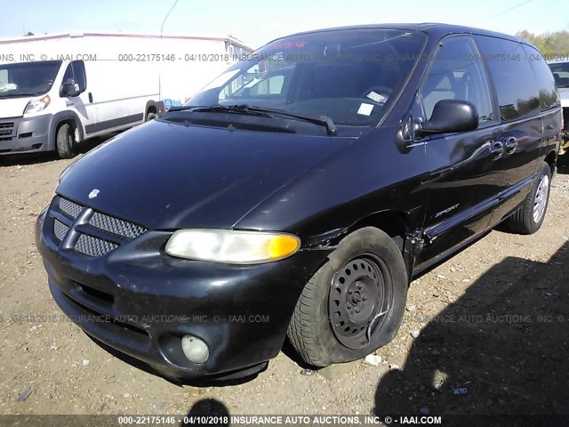 1B4GP45G4YB592586 - 2000 DODGE CARAVAN SE/SPORT GRAY photo 6