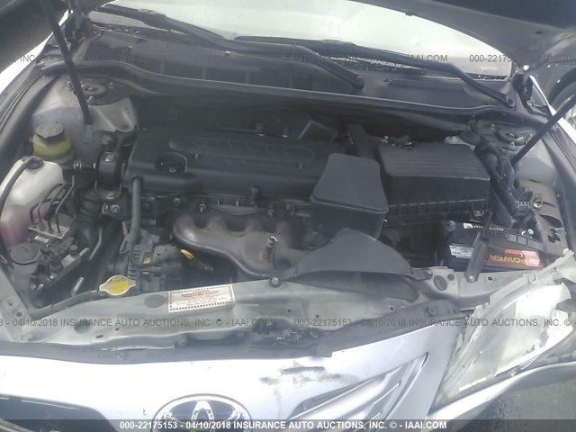 4T1BE46K67U545189 - 2007 TOYOTA CAMRY NEW GENERAT CE/LE/XLE/SE SILVER photo 10