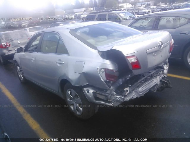 4T1BE46K67U545189 - 2007 TOYOTA CAMRY NEW GENERAT CE/LE/XLE/SE SILVER photo 3