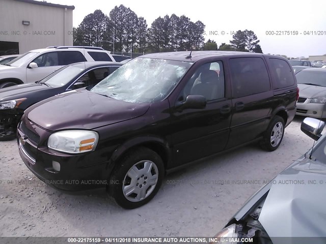 1GNDV23128D188454 - 2008 CHEVROLET UPLANDER LS 勃艮第红 照片 2