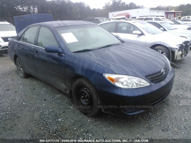4T1BF32K14U082046 - 2004 TOYOTA CAMRY LE/XLE/SE მუქი ლურჯი ფოტო 1