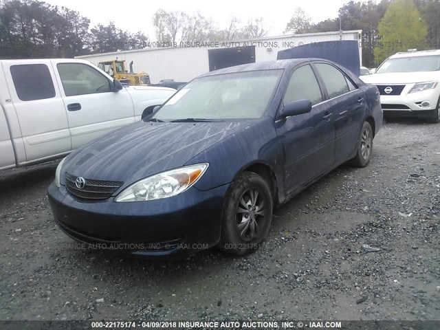 4T1BF32K14U082046 - 2004 TOYOTA CAMRY LE/XLE/SE მუქი ლურჯი ფოტო 2