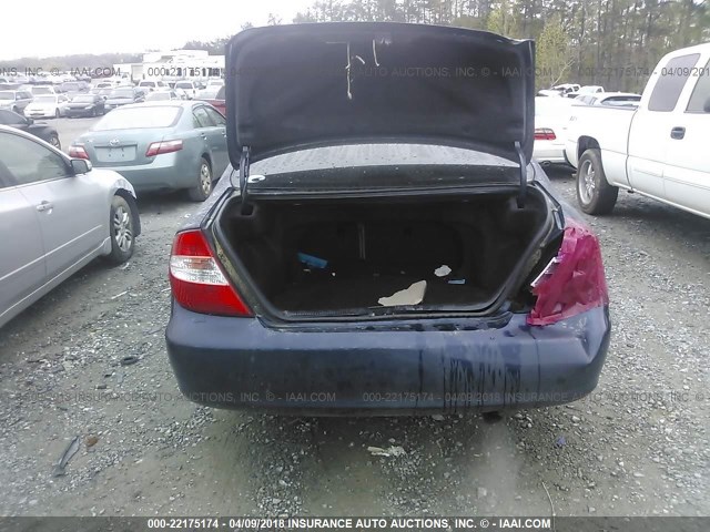 4T1BF32K14U082046 - 2004 TOYOTA CAMRY LE/XLE/SE მუქი ლურჯი ფოტო 6