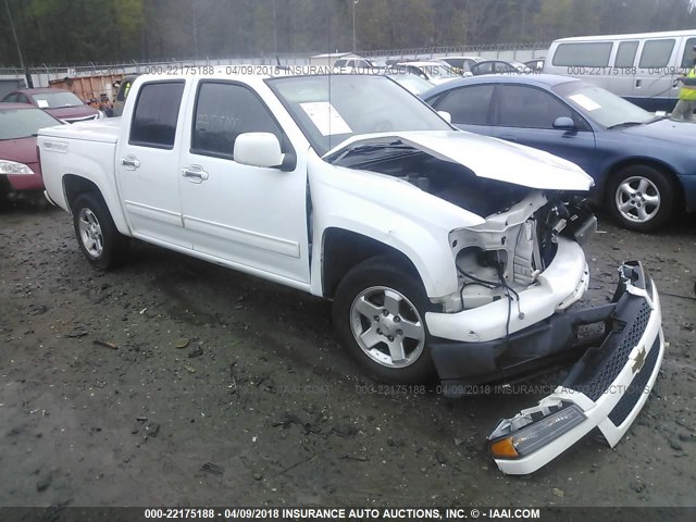 1GCDSCF96B8141386 - 2011 CHEVROLET COLORADO LT WHITE photo 1