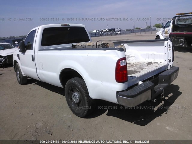 1FTSF20R58EA32720 - 2008 FORD F250 SUPER DUTY WHITE photo 3