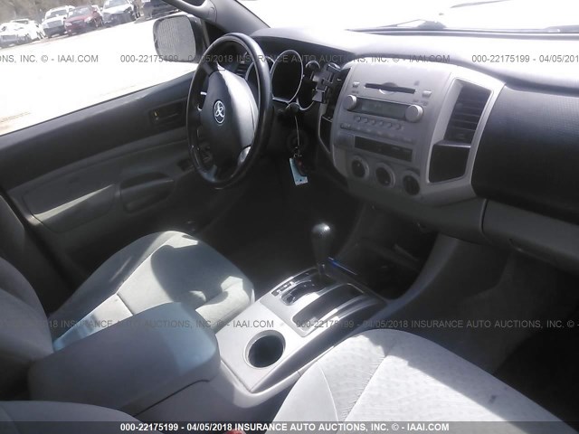 5TEJU62N97Z458733 - 2007 TOYOTA TACOMA DOUBLE CAB PRERUNNER WHITE photo 5