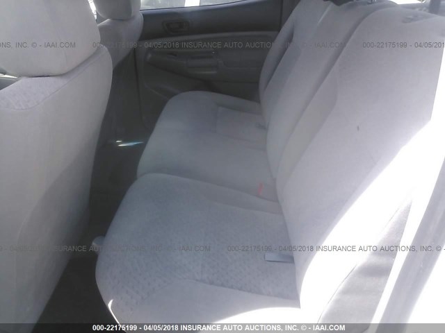 5TEJU62N97Z458733 - 2007 TOYOTA TACOMA DOUBLE CAB PRERUNNER WHITE photo 8