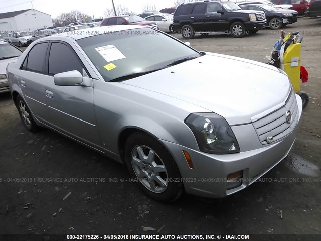 1G6DM57T470107066 - 2007 CADILLAC CTS SILVER photo 1
