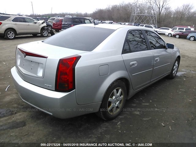 1G6DM57T470107066 - 2007 CADILLAC CTS SILVER photo 4
