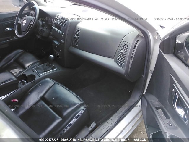 1G6DM57T470107066 - 2007 CADILLAC CTS SILVER photo 5